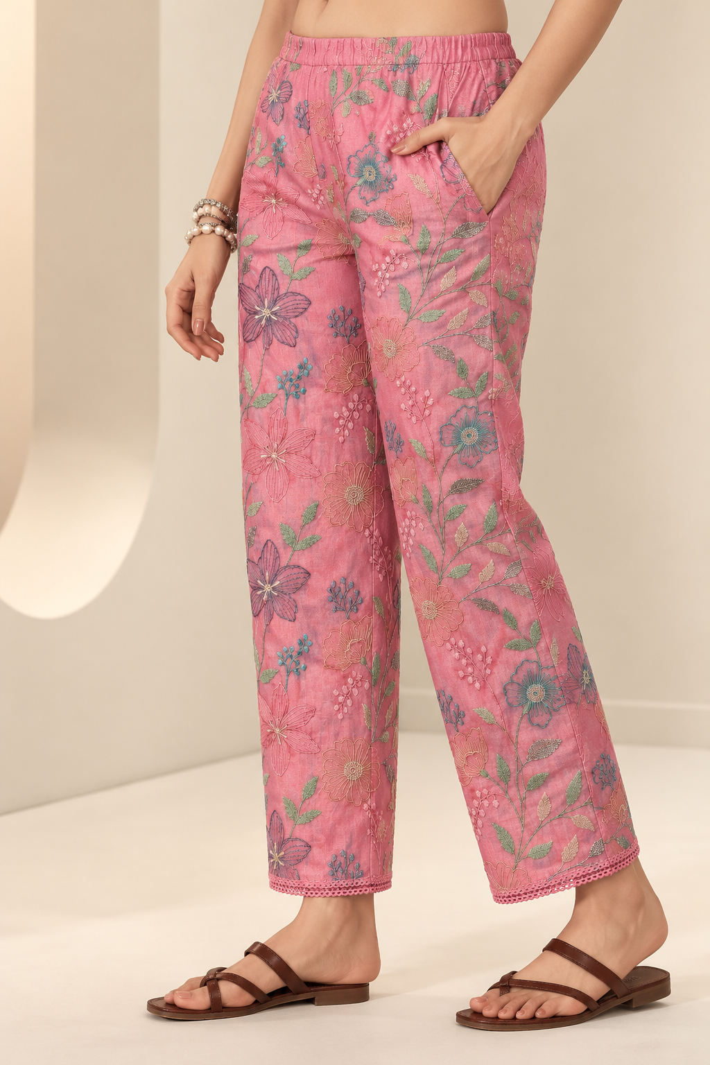 Rose Pink Suit - Unstitched